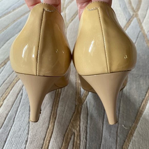 - Jimmy Choo leather wedge - Picture 3 of 9